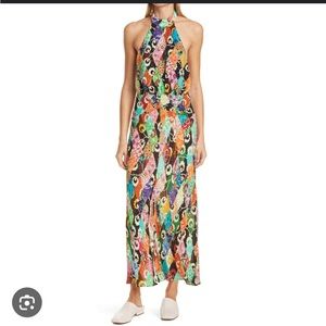 Rixo Kendra Halter Dress